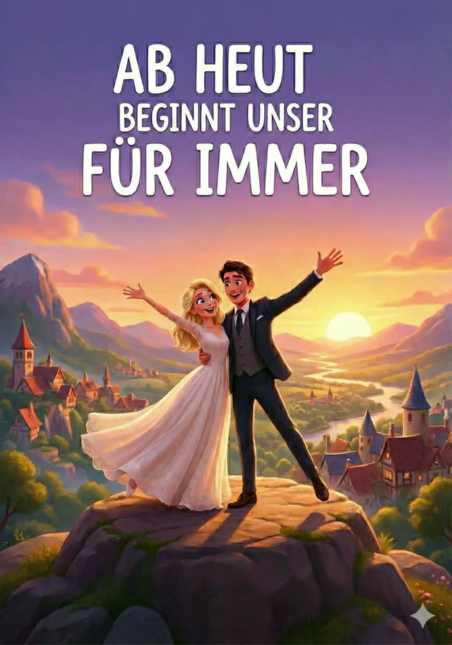 Cover des Hochzeitssongs „Ab heut beginnt unser Für Immer“