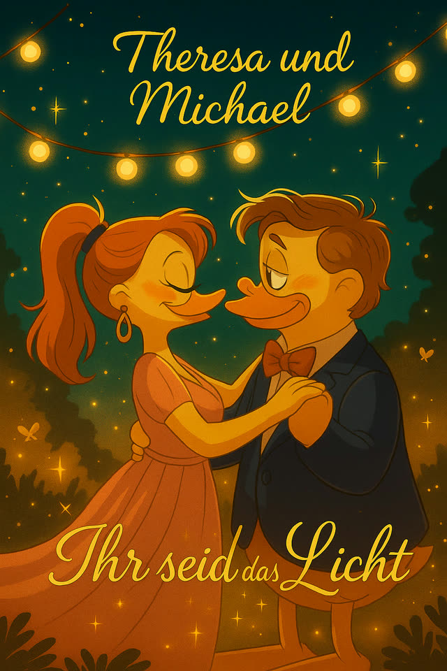 Cover des Hochzeitssongs „Ihr seid das Licht“ für Theresa und Michael